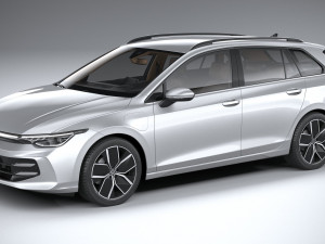 Volkswagen Golf Variant 2024 Modèle 3D