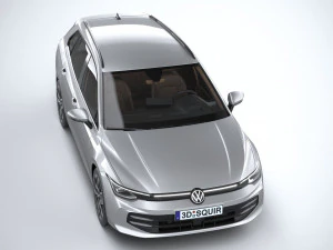 Volkswagen Golf Variant 2024 3D Model