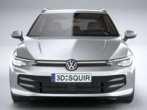 Volkswagen Golf Variant 2024 3D Model