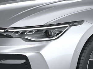 Volkswagen Golf Variant 2024 3D Model
