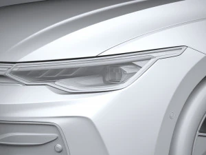 Volkswagen Golf Variant 2024 3D Model