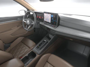 Volkswagen Golf Variant 2024 3D Model