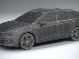 Volkswagen Golf Variant 2024 3D Model