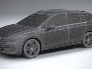 Volkswagen Golf Variant 2024 3D Model