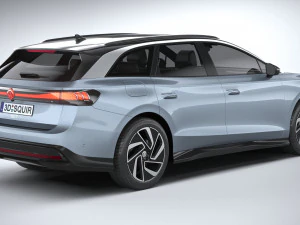 Volkswagen ID7 Tourer 2025 Modello 3D