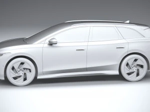 Volkswagen ID7 Tourer 2025 Modello 3D