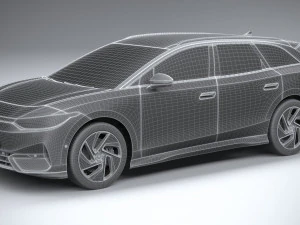 Volkswagen ID7 Tourer 2025 Modello 3D