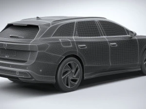 Volkswagen ID7 Tourer 2025 Modello 3D