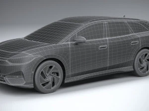 Volkswagen ID7 Tourer 2025 Modello 3D