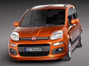 Fiat Panda 2012 3D Model