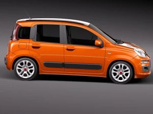 Fiat Panda 2012 3D Model