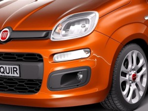 Fiat Panda 2012 3D Модель