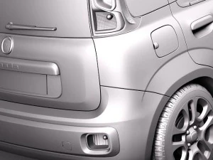 Fiat Panda 2012 3D Model