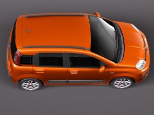 Fiat Panda 2012 3D Модель