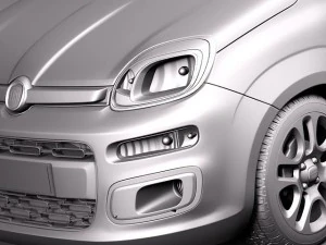 Fiat Panda 2012 3D Model