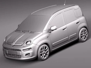 Fiat Panda 2012 3D Model