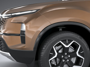 Tata Safari 2024 3D Model