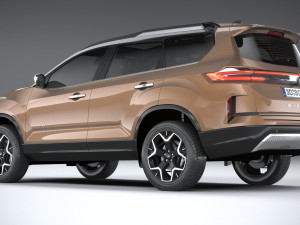 Tata Safari 2024 3D Model