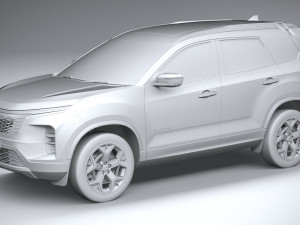 Tata Safari 2024 3D Model