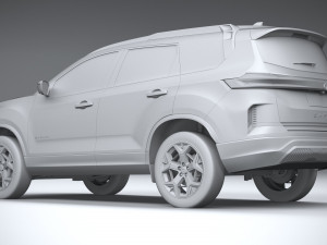 Tata Safari 2024 3D Model