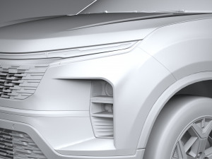 Tata Safari 2024 3D Model