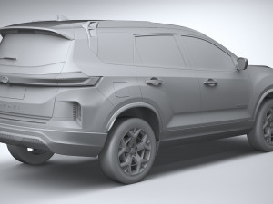Tata Safari 2024 3D Model