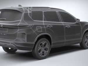 Tata Safari 2024 3D Model