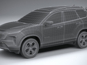 Tata Safari 2024 3D Model