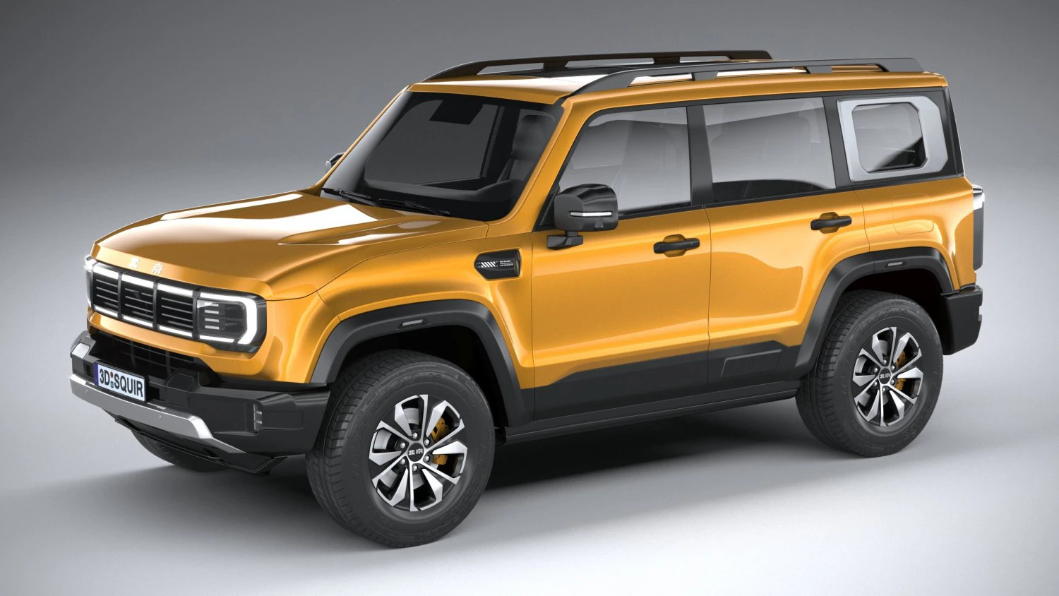 BAIC Beijing BJ40 2023 3D Model .c4d .max .obj .3ds .fbx .stl .blend 