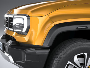 BAIC Beijing BJ40 2023 3D Model