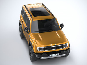 BAIC Beijing BJ40 2023 3D Model