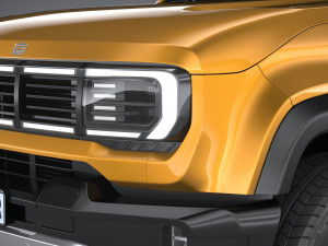 BAIC Beijing BJ40 2023 3D Model