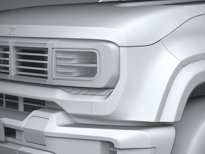 BAIC Beijing BJ40 2023 3D Model