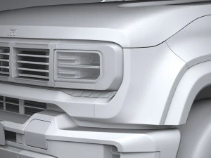 BAIC Beijing BJ40 2023 3D Model
