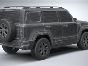 BAIC Beijing BJ40 2023 3D Model