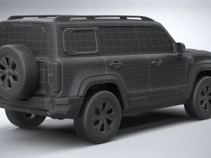 BAIC Beijing BJ40 2023 3D Model