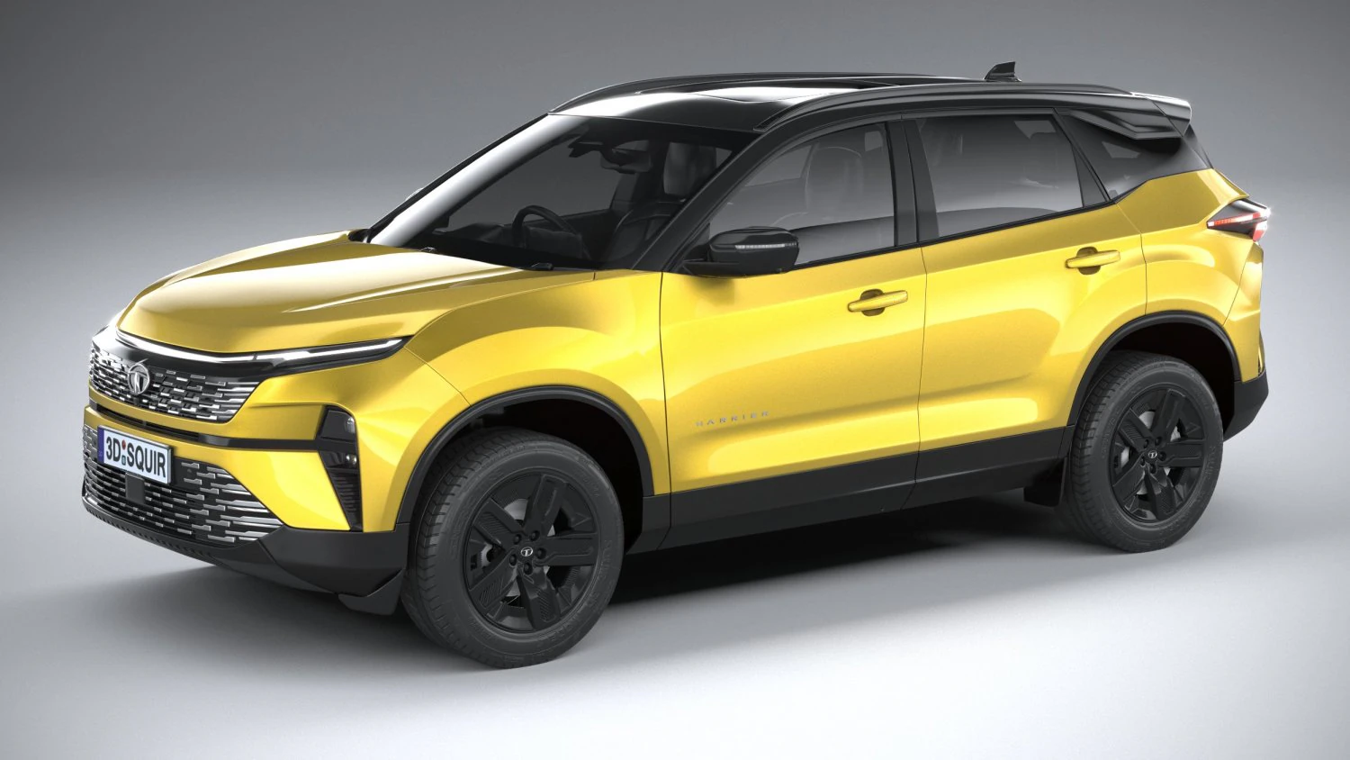 Tata Harrier 2024 3D Model .c4d .max .obj .3ds .fbx .stl .blend 