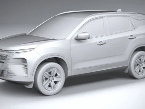 Tata Harrier 2024 3D Model