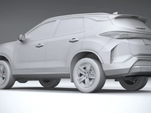 Tata Harrier 2024 3D Model