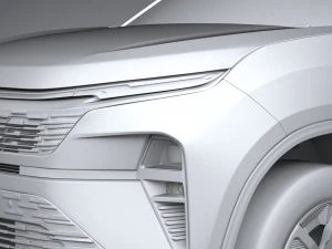 Tata Harrier 2024 3D Model
