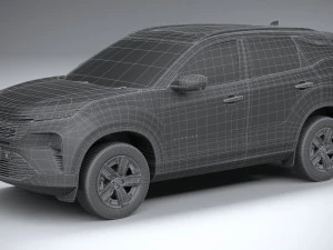 Tata Harrier 2024 3D Model