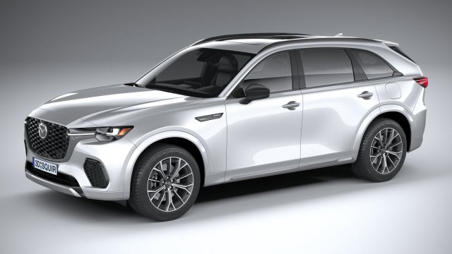 Mazda CX-70 2025 3D Model .c4d .max .obj .3ds .fbx .stl .blend 