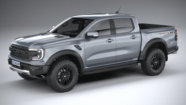 Ranger Raptor 2023 3Dモデル .c4d .max .obj .3ds .fbx .stl .blend 