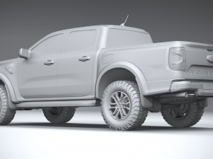 Ranger Raptor 2023 3Dモデル