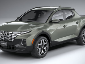 Hyundai Santa Cruz 2022 3D Model