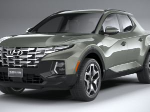 Hyundai Santa Cruz 2022 3D Model