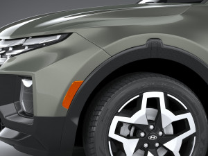 Hyundai Santa Cruz 2022 3D Model