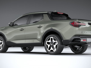 Hyundai Santa Cruz 2022 3D Model