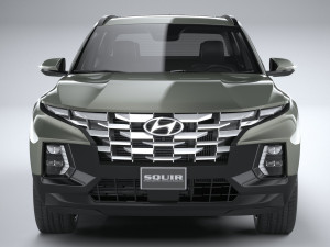 Hyundai Santa Cruz 2022 3D Model