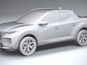 Hyundai Santa Cruz 2022 3D Model